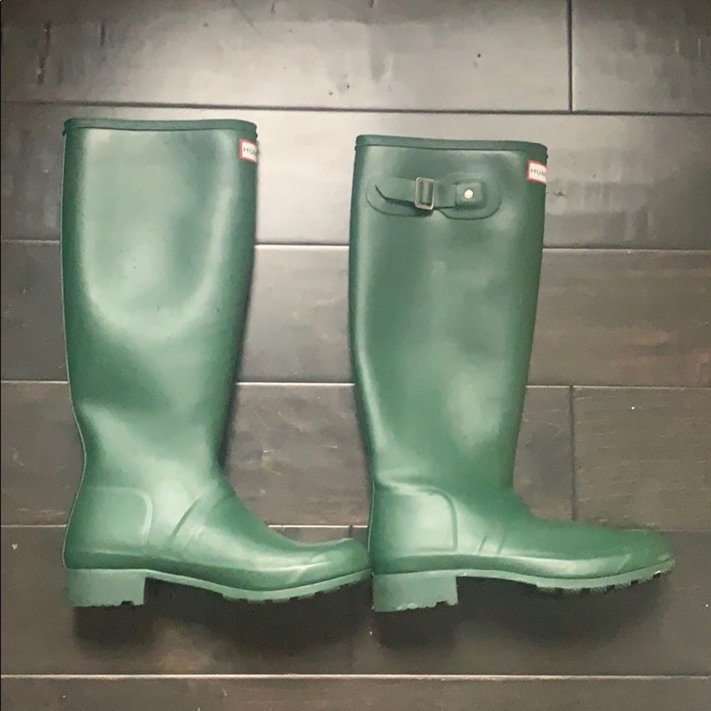 Green Hunter boots - Picture 1 of 6